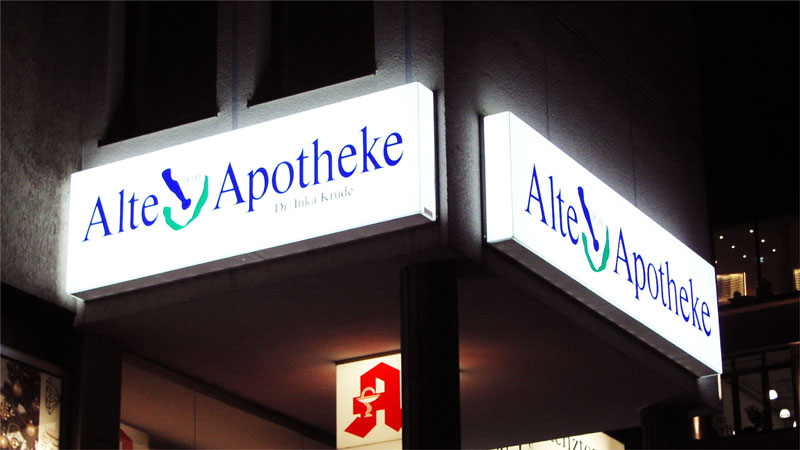 Alte Apotheke LED Umrüstung